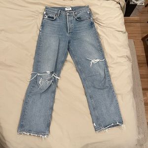 AGOLDE 90’s Mid Rise Loose Cropped Jean